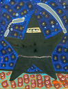 Cartoon: Ninja Star -painting version- (small) by Munguia tagged ninja,star,munguia,costa,rica,cartoon