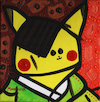 Cartoon: Pablo Pikachu (small) by Munguia tagged pikachu,pablo,picasso,self,portrait,auto,retrato,pokemon,go