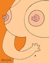 Cartoon: PEZones (small) by Munguia tagged nipples,niples,breast,bubbies,women,woman,naked