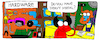 Cartoon: Pisuicas in the hardware store (small) by Munguia tagged pisuicas pantys comic strip cartoon costa rica