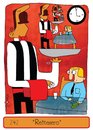 Cartoon: Remesero (small) by Munguia tagged waitress mesero table restaurant eat dinner lunch munguia calcamunguia