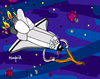 Cartoon: Seaching Water (small) by Munguia tagged space,ship