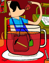 Cartoon: Tea Ruler (small) by Munguia tagged munguia,calcamunguia,rule,ruler,tea