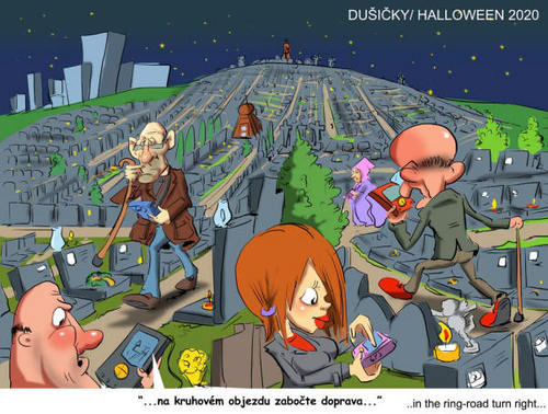 Cartoon: Helloween (medium) by Martin Hron tagged helloween