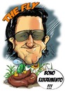 Cartoon: Bono Vox (small) by Martin Hron tagged bono,vox