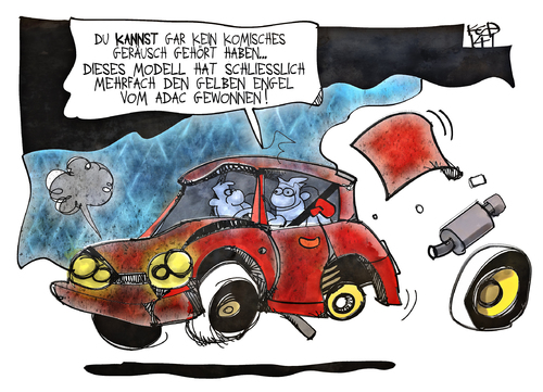 Cartoon: ADAC (medium) by Kostas Koufogiorgos tagged adac,engel,auto,panne,verkehr,preis,auszeichnung,automobilclub,manipulation,betrug,karikatur,illustration,cartoon,koufogiorgos,adac,engel,auto,panne,verkehr,preis,auszeichnung,automobilclub,manipulation,betrug,karikatur,illustration,cartoon,koufogiorgos