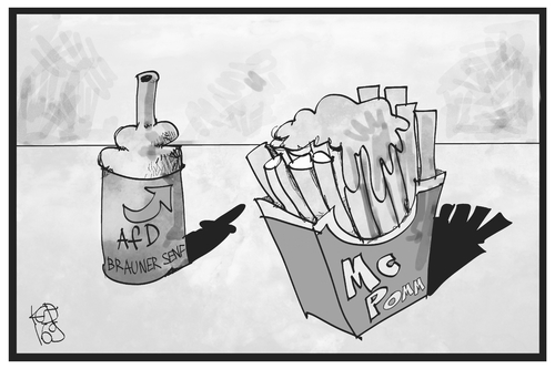 Cartoon: AfD in Meck-Pomm (medium) by Kostas Koufogiorgos tagged karikatur,koufogiorgos,illustration,cartoon,mecklenburg,vorpommern,wahl,landtagswahl,afd,partei,senf,pommers,einfluss,politik,demokratie,karikatur,koufogiorgos,illustration,cartoon,mecklenburg,vorpommern,wahl,landtagswahl,afd,partei,senf,pommers,einfluss,politik,demokratie