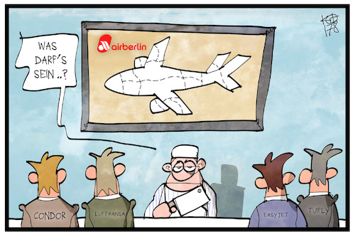 Air Berlin wird aufgeteilt Air Berlin wird aufgeteilt