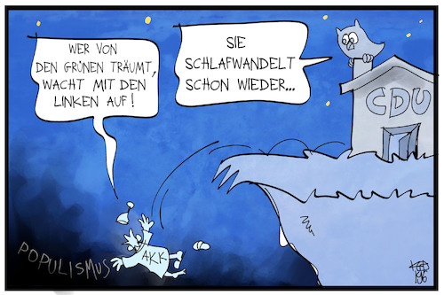 AKK warnt vor Rot-rot-grün AKK warnt vor Rot-rot-grün