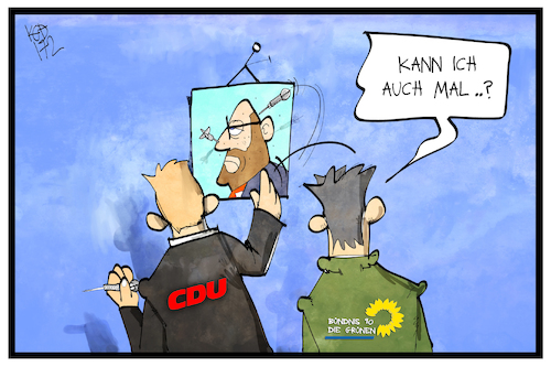 Cartoon: Alle gegen Schulz (medium) by Kostas Koufogiorgos tagged karikatur,koufogiorgos,illustration,cartoon,schulz,spd,cdu,gruene,partei,spiel,dart,pfeile,politik,wahlkampf,karikatur,koufogiorgos,illustration,cartoon,schulz,spd,cdu,gruene,partei,spiel,dart,pfeile,politik,wahlkampf