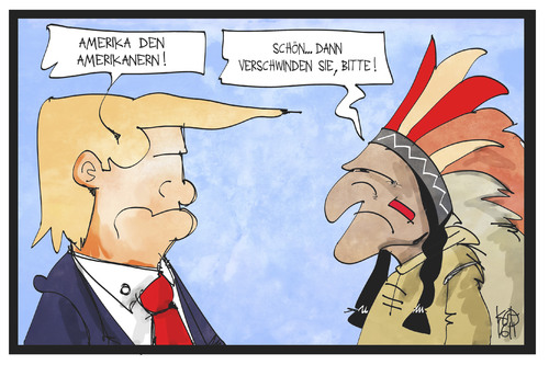 Amerika den Amerikanern! Amerika den Amerikanern!