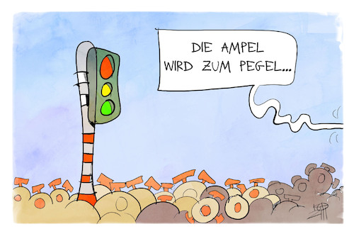 Cartoon: Ampel-Pegel (medium) by Kostas Koufogiorgos tagged karikatur,koufogiorgos,illustration,cartoon,ampel,pegel,corona,inzidenz,fallzahlen,karikatur,koufogiorgos,illustration,cartoon,ampel,pegel,corona,inzidenz,fallzahlen