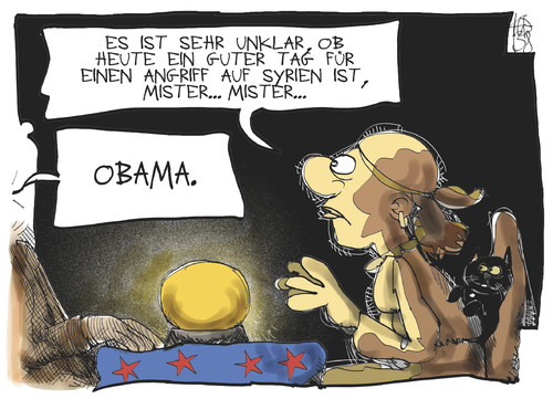 Cartoon: Angriff auf Syrien (medium) by Kostas Koufogiorgos tagged obama,syrien,wahrsagerin,krieg,konflikt,angriff,un,usa,karikatur,assad,koufogiorgos,obama,syrien,wahrsagerin,krieg,konflikt,angriff,un,usa,karikatur,assad,koufogiorgos