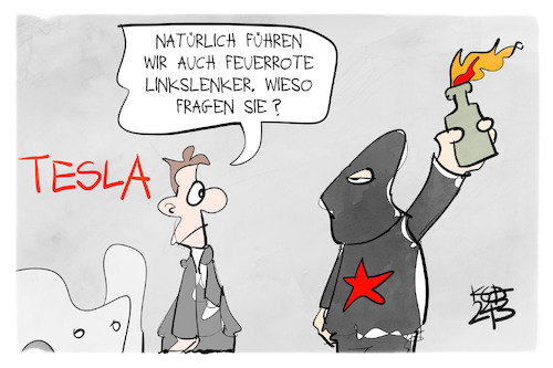 Anschlag auf Tesla Anschlag auf Tesla