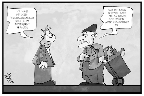 Arbeitslosengeld-Auszahlung Arbeitslosengeld-Auszahlung