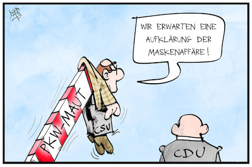 Cartoon: Aufklärungsarbeit (medium) by Kostas Koufogiorgos tagged karikatur,koufogiorgos,illustration,cartoon,aufklaerung,union,dobrindt,cdu,csu,maskenaffaere,korruption,karikatur,koufogiorgos,illustration,cartoon,aufklaerung,union,dobrindt,cdu,csu,maskenaffaere,korruption