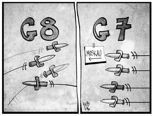Aus G8 wird G7 Aus G8 wird G7
