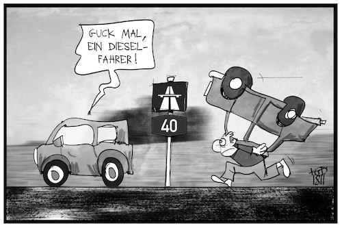 Autobahn-Dieselfahrverbot