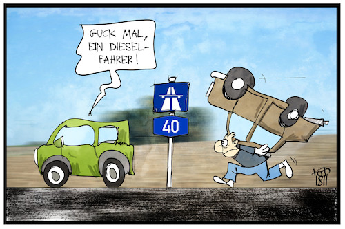 Autobahn-Dieselfahrverbot