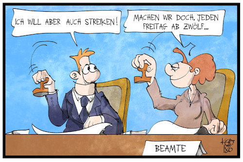 Beamte streiken Beamte streiken