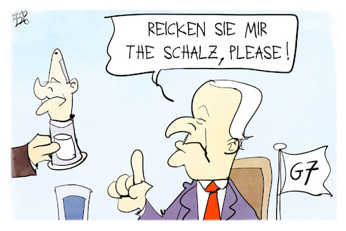 Beim G7-Gipfel Beim G7-Gipfel