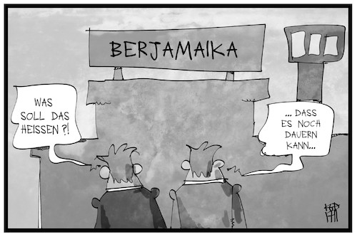 Cartoon: BERJAMAIKA (medium) by Kostas Koufogiorgos tagged karikatur,koufogiorgos,illustration,cartoon,ber,flughafen,eröffnung,jamaika,berlin,regierung,koalition,politik,baustelle,karikatur,koufogiorgos,illustration,cartoon,ber,flughafen,eröffnung,jamaika,berlin,regierung,koalition,politik,baustelle