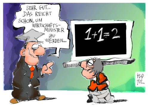 Cartoon: Beste Voraussetzungen (medium) by Kostas Koufogiorgos tagged karl,theodor,von,guttenberg,nachfolge,schule,michael,glos,wirtschaftsminister,kabinett,rücktritt,seehofer,merkel,csu,kostas,koufogiorgos,guttenberg,wirtschaftsminister,wirtschaft,krise,wirtschaftsministerium,wirtschaftskrise,finanzkrise,finanzen,geld,minister,nachfolger,neu,michael glos,rücktritt,angela merkel,horst seehofer,csu,koalition,michael,glos,angela,merkel,horst,seehofer,kabinett