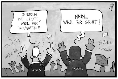 Cartoon: Biden und Harris (medium) by Kostas Koufogiorgos tagged karikatur,koufogiorgos,illustration,cartoon,biden,harris,trump,wechsel,amtsübergabe,usa,demokratie,inauguration,karikatur,koufogiorgos,illustration,cartoon,biden,harris,trump,wechsel,amtsübergabe,usa,demokratie,inauguration