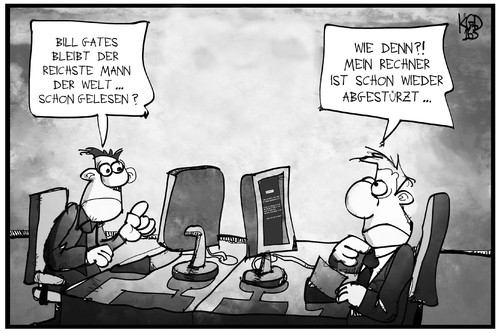 Bill Gates ist reich Bill Gates ist reich