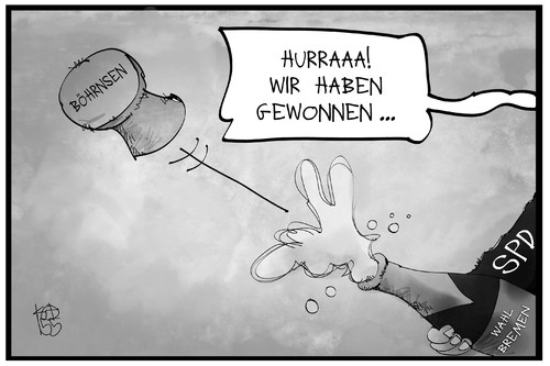 Cartoon: Böhrnsen (medium) by Kostas Koufogiorgos tagged karikatur,koufogiorgos,illustration,cartoon,böhrnsen,spd,bremen,bürgermeister,regierungschef,selbstmord,rücktritt,wahl,sieger,verlierer,politik,rotgrün,karikatur,koufogiorgos,illustration,cartoon,böhrnsen,spd,bremen,bürgermeister,regierungschef,selbstmord,rücktritt,wahl,sieger,verlierer,politik,rotgrün