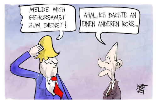 Boris wird Verteidigungsminister Boris wird Verteidigungsminister