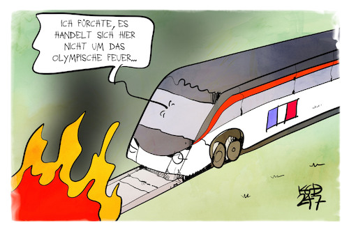 Brandanschlag auf SNCF Brandanschlag auf SNCF