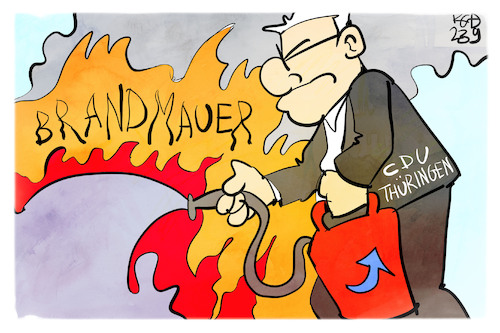 Brandmauer gegen rechts Brandmauer gegen rechts