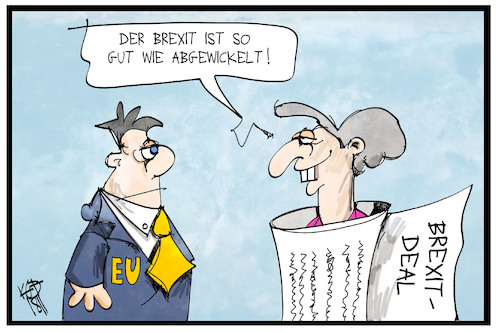 Cartoon: Brexit (medium) by Kostas Koufogiorgos tagged karikatur,koufogiorgos,illustration,cartoon,brexit,deal,abwicklung,eu,verhandlung,europa,austritt,may,uk,karikatur,koufogiorgos,illustration,cartoon,brexit,deal,abwicklung,eu,verhandlung,europa,austritt,may,uk