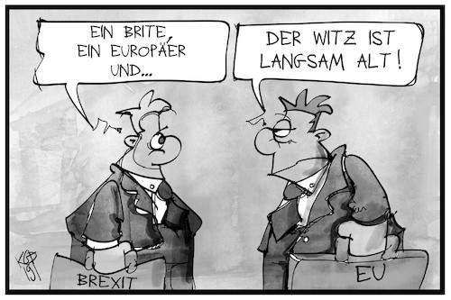 Cartoon: Briten und Europäer (medium) by Kostas Koufogiorgos tagged karikatur,koufogiorgos,illustration,cartoon,uk,grossbritannien,brexit,brite,eu,europa,witz,demokratie,karikatur,koufogiorgos,illustration,cartoon,uk,grossbritannien,brexit,brite,eu,europa,witz,demokratie