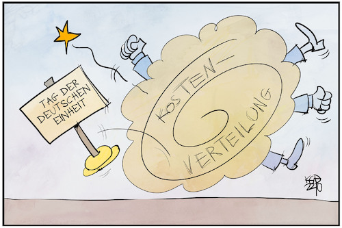 Cartoon: Bund und Länder (medium) by Kostas Koufogiorgos tagged koufogiorgos,mpk,tag,der,einheit,koufogiorgos,mpk,tag,der,einheit