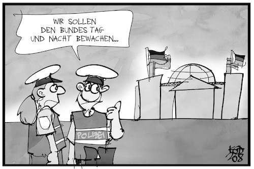 Bundestag bewachen