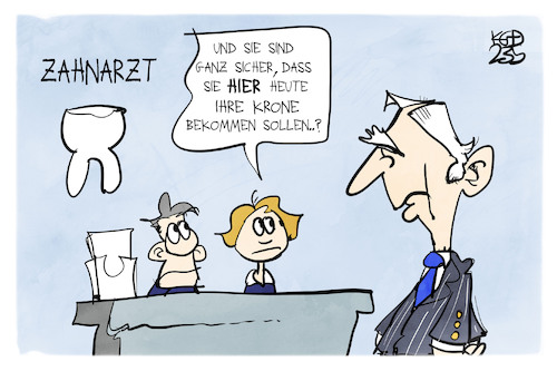 Charles bekommt eine Krone Charles bekommt eine Krone