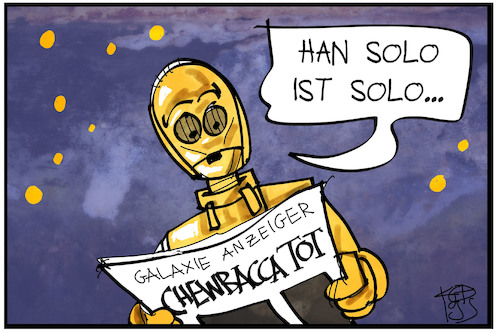Cartoon: Chewie (medium) by Kostas Koufogiorgos tagged karikatur,koufogiorgos,illustration,cartoon,star,wars,film,legende,chewie,chewbacca,han,solo,filmfigur,charakter,wookiee,fantasy,karikatur,koufogiorgos,illustration,cartoon,star,wars,film,legende,chewie,chewbacca,han,solo,filmfigur,charakter,wookiee,fantasy
