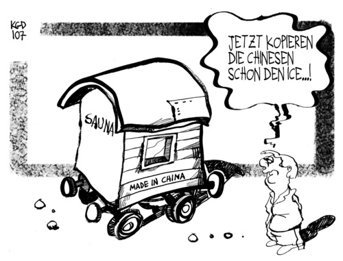 China kopiert den ICE China kopiert den ICE