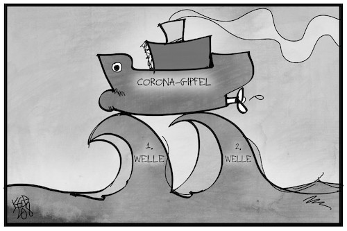 Cartoon: Corona-Richtlinien (medium) by Kostas Koufogiorgos tagged karikatur,koufogiorgos,illustration,cartoon,corona,richtlinie,regierung,pandemie,welle,schiff,meer,karikatur,koufogiorgos,illustration,cartoon,corona,richtlinie,regierung,pandemie,welle,schiff,meer