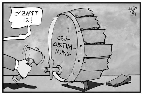 CSU-Zustimmung CSU-Zustimmung