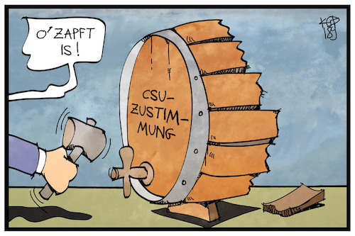 CSU-Zustimmung CSU-Zustimmung