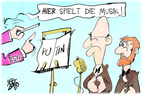 Das BSW gibt den Ton an Das BSW gibt den Ton an