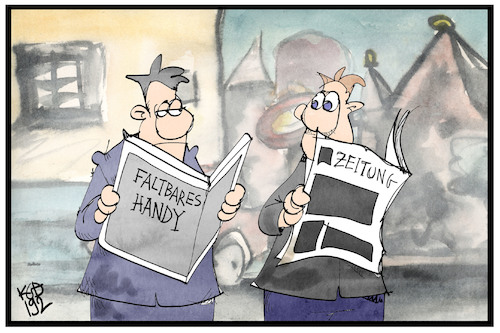 Das faltbare Handy Das faltbare Handy