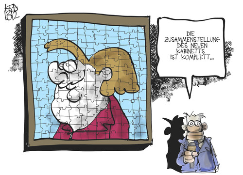 Das Kabinett ist komplett! Das Kabinett ist komplett!