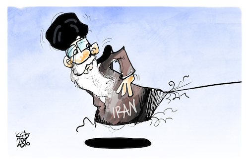 Cartoon: Das Mullah-Regime in Auflösung (medium) by Kostas Koufogiorgos tagged karikatur,koufogiorgos,mullah,regime,iran,auflösung,faden,karikatur,koufogiorgos,mullah,regime,iran,auflösung,faden