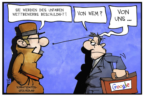 Cartoon: Datensammler (medium) by Kostas Koufogiorgos tagged karikatur,koufogiorgos,illustration,cartoon,vorratsdatenspeicherung,agent,spion,datenschutz,google,kartell,marktmarcht,wettbewerb,beschwerde,internet,suchmaschine,konzern,wirtschaft,politik,karikatur,koufogiorgos,illustration,cartoon,vorratsdatenspeicherung,agent,spion,datenschutz,google,kartell,marktmarcht,wettbewerb,beschwerde,internet,suchmaschine,konzern,wirtschaft,politik