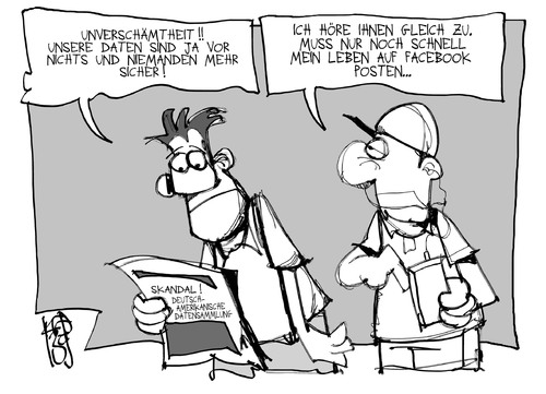 Cartoon: Datenschutz (medium) by Kostas Koufogiorgos tagged koufogiorgos,karikatur,facebook,datenschutz,geheimdienst,bnd,usa,cia,cia,usa,bnd,geheimdienst,datenschutz,facebook,karikatur,koufogiorgos