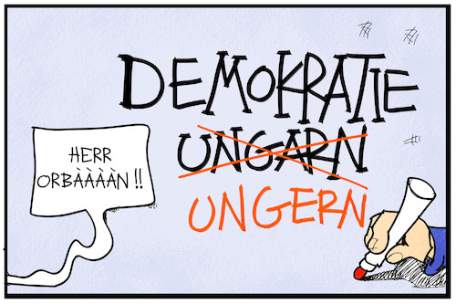 Demokratie ungern